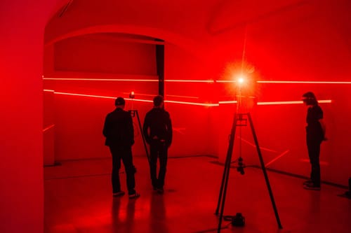 Equilibrium, kinetic sculpture - installation by Cinzia Campolese