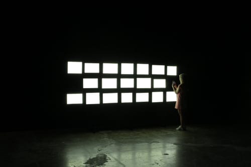 Could you take a picture?, sculpture - installation by Cinzia Campolese